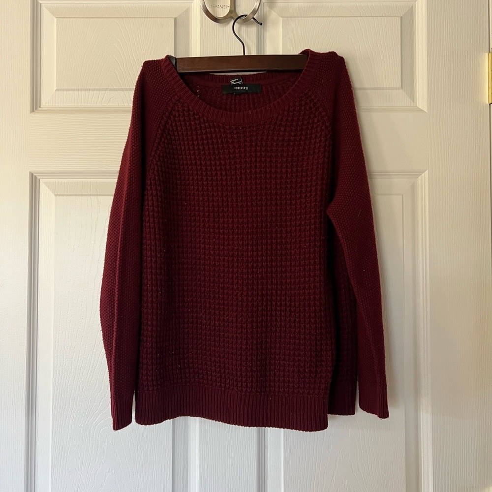 Forever 21 waffle knit sweater
